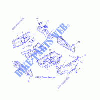 BODEN and ROCKER PANELS   Z14ST1EAM/EAW/EAK/EAN/EFW (49RGRFLOOR14RZR1000) für Polaris RZR XP 1000 EPS 2014