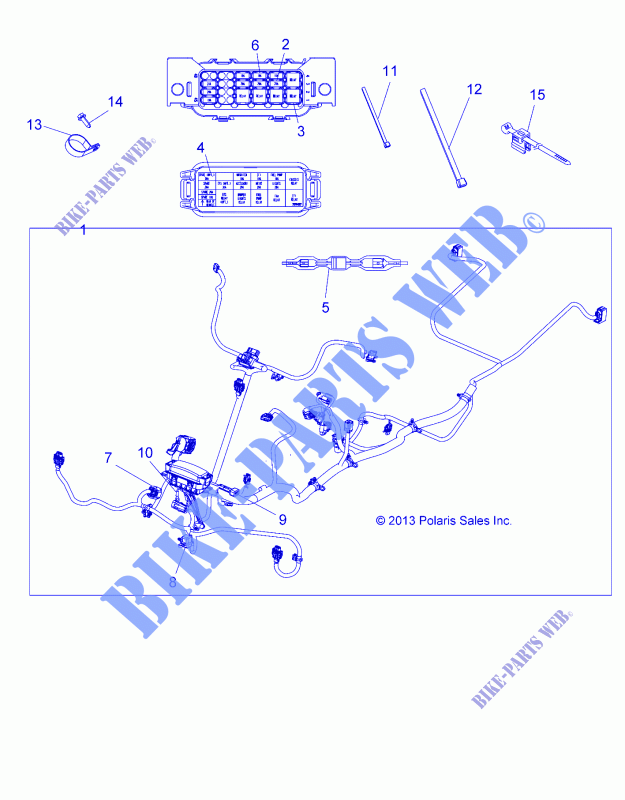 KABELSTRANG   A14MH57TD (49ATVHARNESS14SP570) für Polaris SPORTSMAN 570 EFI HD 2014