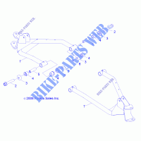 Querlenker Vorderachse   R12VA17AA/AC (49RGRAARM09RZR170) für Polaris RZR 170 2012
