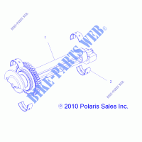 MOTOR, BALANCER   R12JT87AB/AD/AS/AW/9EAW (49RGRBALANCER11RZR875) für Polaris RZR XP 900 EFI 2012