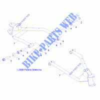 Querlenker Vorderachse   R11VA17AA (49RGRAARM09RZR170) für Polaris RZR 170 2011