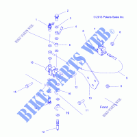 BREMSES, VALVE SYSTEM   A14MH57FA/FJ (49ATVBREMSEVALVE14SP570F) für Polaris SPORTSMAN 570 FOREST 2014