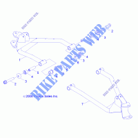 Querlenker Vorderachse   A09VA17AA/AD (49RGRAARM09RZR170) für Polaris RZR 170 2009