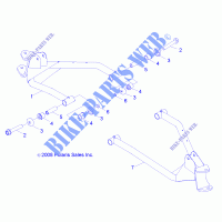 Querlenker Vorderachse   Z16YAV17AB/AF/CAB/CAF (49RGRAARM09RZR170) für Polaris RZR 170 2016