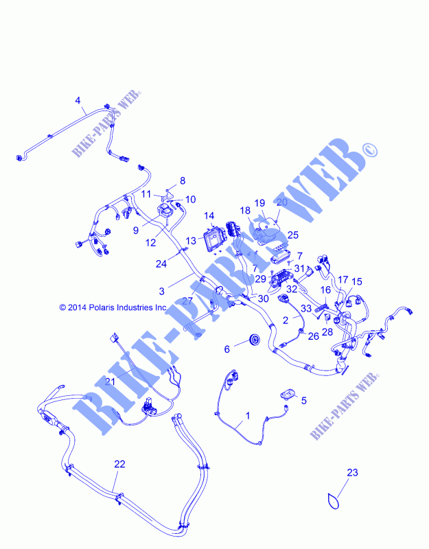 KABELSTRANG   Z15VDK99AA/AU (49RGRHARNESS151000AA) für Polaris RZR XP 1000 2015