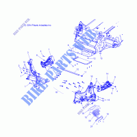 CHASSIS, BULKHEAD ASM.   S15CE5BSL/BEL (49SNOWCHASSISFRT15550144) für Polaris INDY 2015