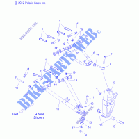Querlenker Vorderachse   S15CG6 ALL OPTIONEN (49SNOWSUSPFRT13PRMK) für Polaris RMK 2015
