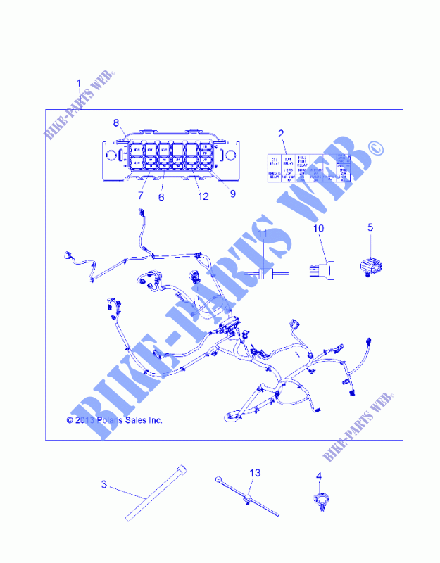 KABELSTRANG   A14BH33AJ (49ATVHARNESS14325) für Polaris ACE 325 2014
