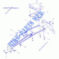 CHASSIS, CLUTCH GUARD ASM.   S14PU6NSL/NEL (49SNOWCLUTCHGUARD13WIDE) für Polaris WIDETRAK 2014