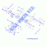 FRONT Drehmomentarm   S14PU6NSL/NEL (49SNOWFTA10WIDEIQ) für Polaris WIDETRAK 2014