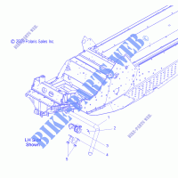STABILISATOR   S14PU6NSL/NEL (49SNOWSWAYBAR10600WIDE) für Polaris WIDETRAK 2014