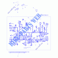 KABELSTRANGES   A14MN50EM/EA (49ATVHARNESS13SP500TR) für Polaris SPORTSMAN 500 FOREST TRACTOR 2014