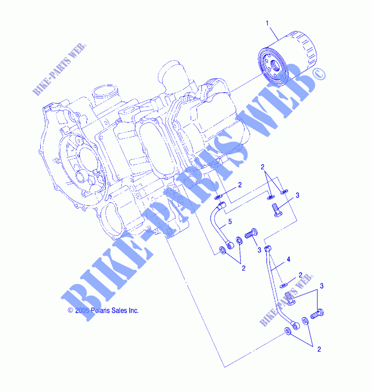 ÖLFILTER   A14MN50EM/EA (4999200099920009D13) für Polaris SPORTSMAN 500 FOREST TRACTOR 2014