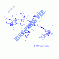 ANLASSER MOTOR   S12BP6 ALL OPTIONEN (49SNOWANLASSER11RUSH) für Polaris PERFORMANCE 2012