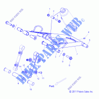 FRONT Drehmomentarm   S12BP6 ALL OPTIONEN (49SNOWFTA12800SB) für Polaris PERFORMANCE 2012