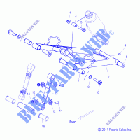 FRONT Drehmomentarm   S12BR6NSA/NSL (49SNOWFTA12800SB) für Polaris CROSSOVER 2012