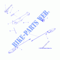 BLINKLICHTS and HORN   A14DN8EFQ (49ATVTURNSIG11SPX2550I) für Polaris SPORTSMAN TOURING 850 INTL 2014