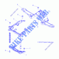 FRONT RACK SUPPORT   A14TN5EAA/EAD (49ATVRACKMTG11SPTRG550) für Polaris SPORTSMAN X2 550 EPS 2014