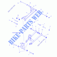 HINTERRADAUFHÄNGUNG   A14TN5EAA/EAD (49ATVSUSPRR14USA) für Polaris SPORTSMAN X2 550 EPS 2014