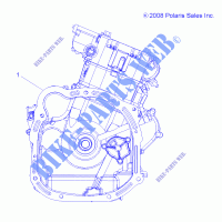 SHORT BLOCK   A14TN5EAA/EAD (49ATVMOTOR09SPXP550) für Polaris SPORTSMAN X2 550 EPS 2014