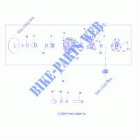 ANTRIEB, PRIMARY KUPPLUNG   A13GH8EFK (49ATVKUPPLUNG10SPXP550) für Polaris SCRAMBLER 850 HO EPS INTL 2013