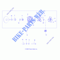 ANTRIEB, PRIMARY KUPPLUNG   A13GH85AJ/EAK (49ATVKUPPLUNG10SPXP550) für Polaris SCRAMBLER 850 HO EPS 2013
