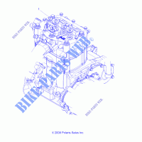 LONG BLOCK   A13CF76FF (49ATVMOTOR096X6) für Polaris SPORTSMAN FOREST 800 6X6 2013