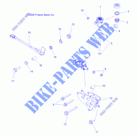 BREMSES, BREMSE PEDAL AND MASTER CYLINDER   A13DN5EAF/EAR (49ATVBREMSEFOOT10SP850) für Polaris SPORTSMAN TOURING 550 EPS 2013