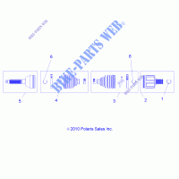 ANTRIEB, VORDERACHSE   A12NG50FA (49ATVSHAFTDRIVE11SCRAMI) für Polaris SCRAMBLER 500 4X4 INTL 2012