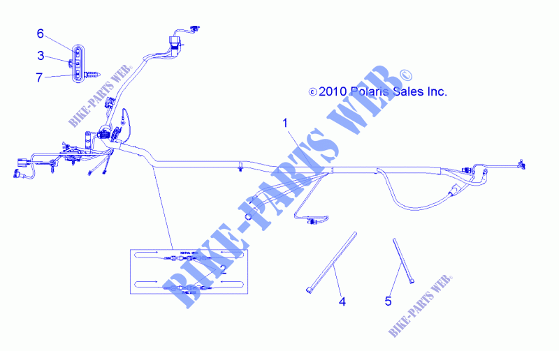 KABELSTRANG   A12EA32FA (49ATVHARNESS11BOSSI) für Polaris TRAIL BOSS 330 INTL 2012