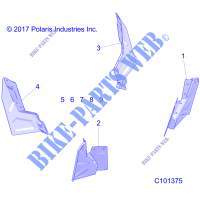 MUD GUARD   A18DAE57B2 (C101375) für Polaris ACE 570 EPS 2018