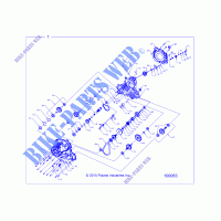 ANTRIEB, MAIN GEARCASE   A18SXE85BM/BS/B9 (100063) für Polaris SPORTSMAN 850 SP EPS 2018