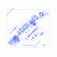 ANTRIEB, MAIN GEARCASE   A16SXE85AS/AM/AB (100063) für Polaris SPORTSMAN 850 SP 2016