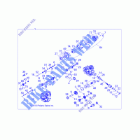 ANTRIEB, MAIN GEARCASE INTERNALS 1   D16B3PD1AJ/B4 (49BRUTUSGCMNINTL13) für Polaris BRUTUS HD PTO 2016