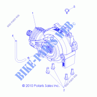 ANTRIEB, FRONT GEARCASE   Z18VHE57BV (49RGRGEARCASEMTG11RZR) für Polaris RZR 570 EPS 2018