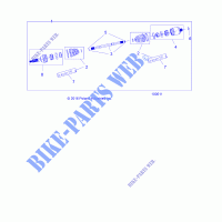 ANTRIEB, REAR HALF SHAFT   Z18VHE57BV (100511) für Polaris RZR 570 EPS 2018