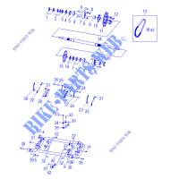 CHASSIS, SWING ARM AND REAR AXLE   Z17YAV17A2/A5/N2/N5 (A00018) für Polaris RZR 170 2017