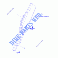GUN BOOT   A11ZX55AT (49ATVGUN BOOT11SPEPS550) für Polaris SPORTSMAN EPS 550 2011