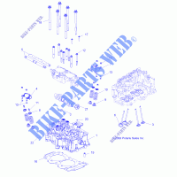 ZYLINDER HEAD, CAM AND VALVES   A11DX85FF (49ATVCYLINDER09SPXP850) für Polaris SPORTSMAN TOURING EPS 850 INTL 2011