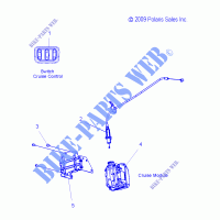 TEMPOMAT   V13SW36/AW36 ALL OPTIONEN (49VICACCY10VN) für Polaris VISION 2013
