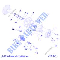 ANTRIEB, PRIMARY CLUTCH   A20SGE95AK (C101504) für Polaris SPORTSMAN XP 1000 S 55