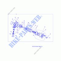 ANTRIEB, FRONT GEARCASE   A20SJE57AX (49ATVGEARCASE1333239) für Polaris SPORTSMAN TOURING 570 SP PREMIUM 2020