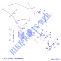 BATTERIE   A20SJE57AX (C0211282 1) für Polaris SPORTSMAN TOURING 570 SP PREMIUM 2020