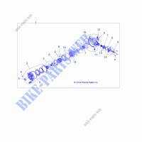 ANTRIEB, FRONT GEARCASE INTERNALS   A20SXN85A8 (1333391) für Polaris SPORTSMAN 850 HIGH LIFTER 2020