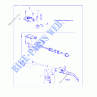 BRAKES, FRONT BRAKE LEVER AND MASTER CYLINDER   A20SEE57A1/A4/A7/A9 (100868) für Polaris SPORTSMAN 570 EPS 2020