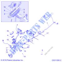 MAIN WIRE HARNESS   A20SEE57A1/A4/A7/A9 (C0211282 2) für Polaris SPORTSMAN 570 EPS 2020