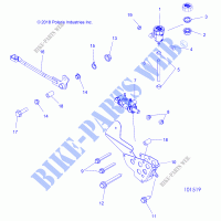 BRAKES, BRAKE PEDAL AND MASTER CYLINDER   A20SXM95AL (101519) für Polaris SPORTSMAN XP 1000 HIGH LIFTER 2020