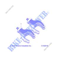 BODY, LOCK AND RIDE RATCHET GRIP   A20SXD95A9 (C102019) für Polaris SPORTSMAN 1000 XP 48