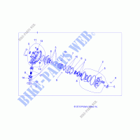 ANTRIEB, FRONT GEARCASE   A19SEF57D5 (49ATVGEARCASE1333239) für Polaris SPORTSMAN 570 UTILITY HD 2019