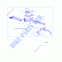BRAKES, FRONT BRAKE LEVER AND MASTER CYLINDER (FROM 1/1/2019)   A19SEF57D5 (100932) für Polaris SPORTSMAN 570 UTILITY HD 2019